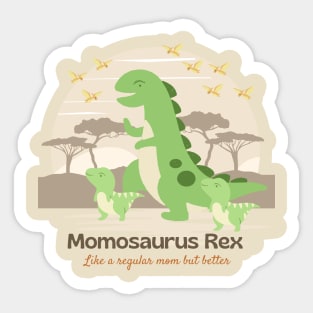 Mother's Day Dinosaur Design Sticker